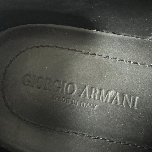 Giorgio Armani Men\'s Perforated Suede Sport Derby Shoes Size 11 main image 5